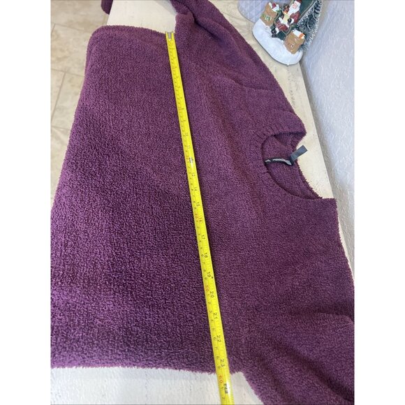 Torrid Size 2 Purple Cozy Textured Long Sleeve Sweater Pullover Oversized Top - Picture 4 of 4